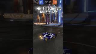 A Simple Double Tap | Rocket League Clip #rocketleague #videogame #shorts #short #fyp #fypシ