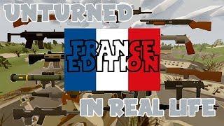 Real Life Comparisons of *NEW* Unturned France Guns!!