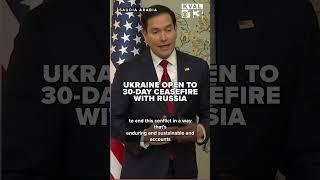 Ukraine open to 30-day ceasefire with Russia as US lifts pause on intel sharing
