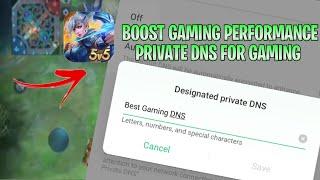 Best Private DNS Server for Gaming | Boost your performance 2022 | MLBB