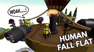 MINIONS FLYING A BLIMP in HUMAN FALL FLAT