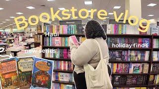 Autumn bookstore vlog book shopping at barnes and noble + book haul.