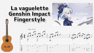  [Genshin Impact] La vaguelette [Fingerstyle Guitar TAB] 