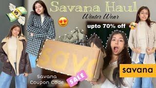 Savana Haul  *Winter Wear Haul* | Jacket, Blazer, Tops etc | What I got from SAVANA | Anvaya Sharma