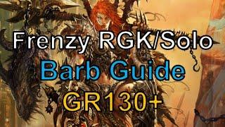 Frenzy Barb Guide: RGK/Solo GRs (Diablo 3 Patch 2.6.8)