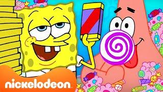 Губка Боб | 45 минут КОНФЕТ  | Nickelodeon Cyrillic