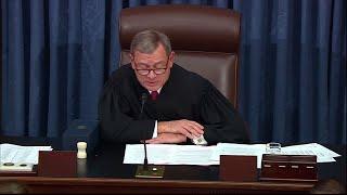 WATCH: Chief Justice John Roberts’ closing statement on Trump's first impeachment trial