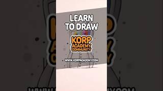Learn to draw like this with the Korp Academy PLUS membership. Sign up today for instart access.