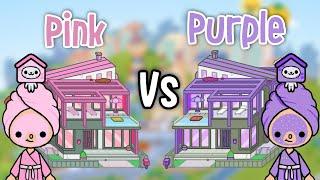 Toca Life World Purple Vs Pink  | Toca Boca | NecoLawPie