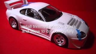 Tamiya's 1/24th Toyota Tom's Supra GT Model Build