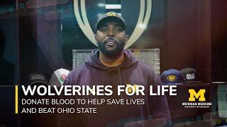 Donate Blood and Become a Wolverine for Life