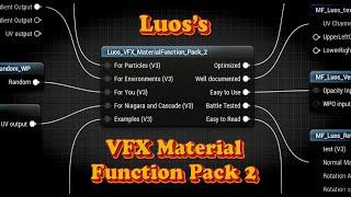 [UE4] VFX Material Function Pack 2 - Visual Showcase