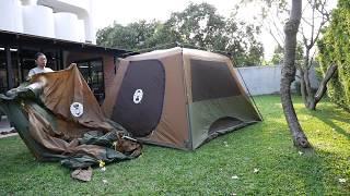 กางเต๊นท์ Coleman Tent Instant Up Au version 6P Gold 