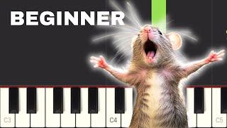 Rat Dance - EASIEST Piano Tutorial - How to Play Dancing Rat Meme