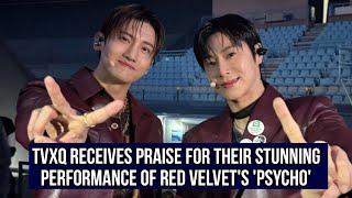 TVXQ receives praise for their stunning performance of Red Velvet's 'Psycho'