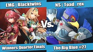 The Big Blue #27 Winners Quarter-Finals - EMG | Blacktwins (Aegis) vs NS | Toad_rex (Falco)