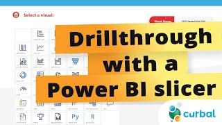 Drillthrough action with a Power BI slicer