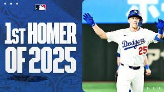 FIRST HOMER OF THE 2025 SEASON: Tommy Edman of the Dodgers goes yard! (Tokyo Series highlights)