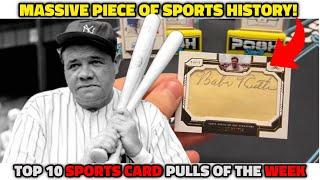 Check Out THIS MASSIVE Piece of Sports History! | TOP 10 Sports Card Pulls of the Week! #190