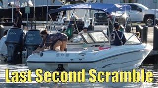 Scrambling Before The Dock!! | Black Point Marina | Broncos Guru | Wavy Boats