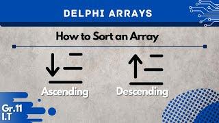 How to Sort an Array (Delphi)