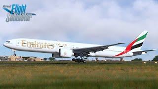 MSFS | PMDG 777 | Emirates landing at iniBuilds Nairobi