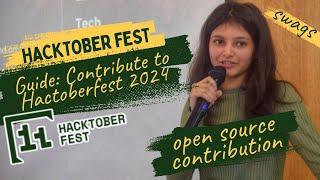 A Guide To Contribute In HACKTOBER FEST 2024 | Win Swags | OPEN SOURCE CONTRIBUTION