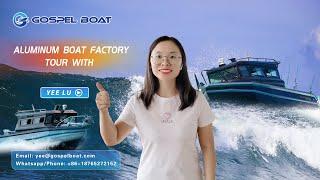 Aluminum Boat Factory Tour w Yee Lu on 21st, July