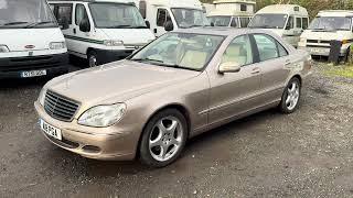 2005 MERCEDES S CLASS 320 CDI W220 EBAY AUCTION NO RESERVE UK DELIVERY GOODLUCK! YT55PHO