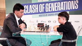 5-Time World Champion vs 11-Year-Old || Viswanathan Anand vs Faustino Oro || Clash of Generations