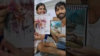 watercolor painting | aryan bharti #artist #art #shorts