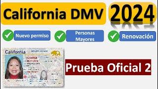 Examen Escrito de Manejo DMV California 2024 30 Preguntas y Respuestas