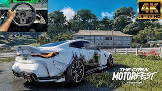 BMW M4 | The Crew Motorfest | PXN BV9 Steering Wheel Gameplay