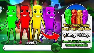 Starting Over as NOOB with SECRET Tung Tung Sahur in Roblox Brainrot Evolution!