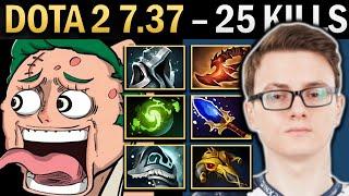 Pudge Dota 2 7.37 Miracle with Shivas and 25 Kills - TI14