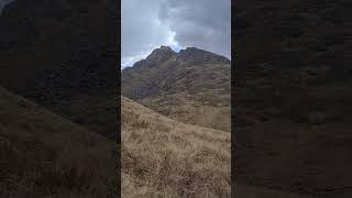 Ramblinbams -  Oor first double dunter - Beinn narnain and Beinn Ime - tent set up...