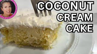 Coconut Cream Cake | Coconut Poke Cake