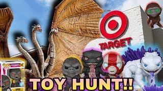 CRAZY TOY HUNT!!! - GODZILLA X KONG Funko Pops + HIYAToys King Ghidorah (2019)!!! & FOOD REVIEW!