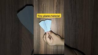 tiny paper plane / paper rocket/ boomerang plane/ Air tutorial craft video  #tiny #craft #shorts