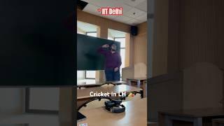 Cricket in Lecture Hall #cricket #iit #college #shorts