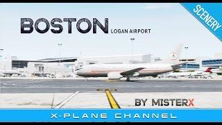 The best DONATIONWARE AIRPORT [for X-Plane 10]. Boston Logan Airport. KBOS by MisterX6.