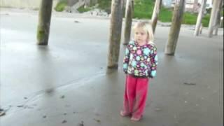 Cutest three year old ever confronts her fears