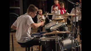 Happy - C2C - Orchestra " Little Band" - Drum Solo - Brothers - Daniel and Ilya Varfolomeyev