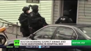 HOW COULD BOSTON BOMB SUSPECT WALK OUT FROM BOAT WITH DEADLY THROAT WOUND ?