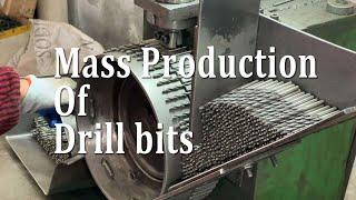 Great drill mass production factory.How  are drill bits produced？#productionprocess #massproduction