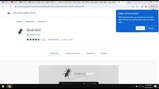 Qwik Ant browser-hijacking extension - how to delete it?