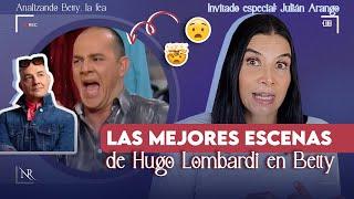 MEJORES ESCENAS de HUGO LOMBARDI: Julián Arango nos cuenta eso y más  | Analizando Betty la fea