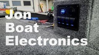 Jon Boat Electronics How to wire Jon Boat to Bass Boat Conversion