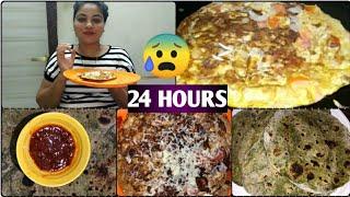 I only Ate Paratha For 24 Hours️Lockdown || Trending food challenge 