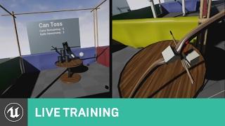 Blueprint Creating Interactions in VR with Motion Controllers | 01 | Live Training | Unreal Engine